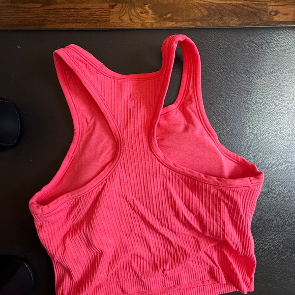 Lululemon ebb racer back cropped tank size 8 - Picture 3 of 3